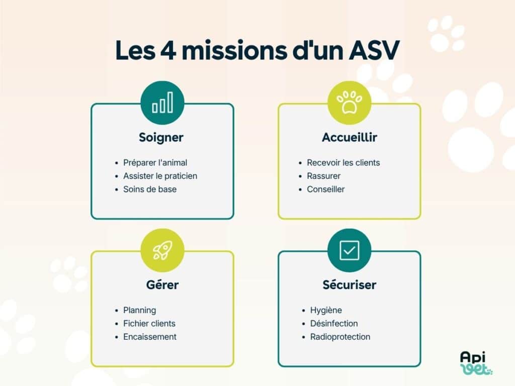 Les quatre missions d'un ASV